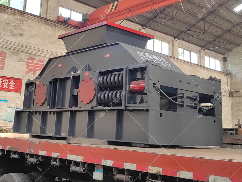 2PG1208大型對(duì)輥制砂機(jī)發(fā)貨圖片 鵝卵石制砂