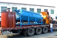 滾筒篩砂機(jī)發(fā)往云南篩分錳礦沙