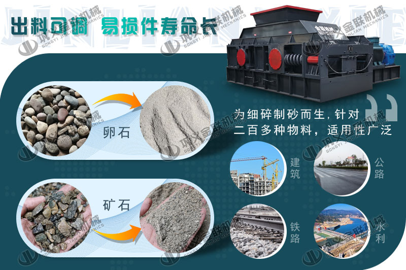 對(duì)輥制砂機(jī)